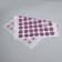 Iplikator-river, the basis of spanbond, 70 modules, 32 × 26 cm, white/lavender color