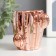 Ceramics candlestick per 1 Cactus candle D-4 cm gold 7.5x7.5x6.8 cm