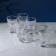 Set of crystal stops for wine, 30 ml, 6 pcs
