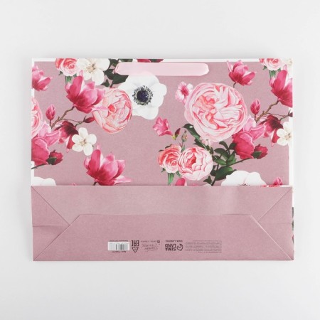 Package Gift Laminated Horizontal, Packaging, Flower, L 40 x 31 x 11.5 cm-4