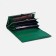Women's wallet on magnets, green color