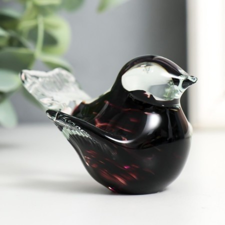 Souvenir Glass in the glass "Bird" 8.5x6x5.5 cm Marg.-1