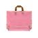 Pack with a loop handle pink 40 x 31 x 8 cm 80 μm