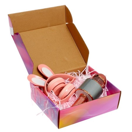 Gamberry set "Bunny": microphone, headphones with ears-11