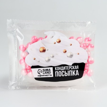 Sprinking Figure: “Balls”: Pink, White, 25 g.-3