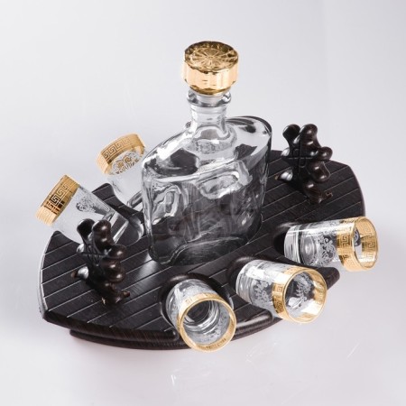 Mini-bar "Frigate" Baroque, 7 items, 500/50 ml-8