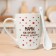 Mother's Day. Gift set "Mom, like buttons": a mug of 310 ml, a spoon