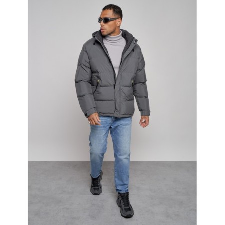 Sports Bologna male winter, size 50, color gray-11