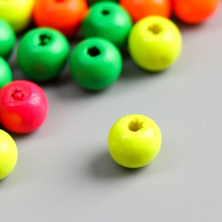 Beads for creativity tree "Balls Color Neon" set 10 g d = 0.8 cm-1