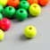 Beads for creativity tree "Balls Color Neon" set 10 g d = 0.8 cm