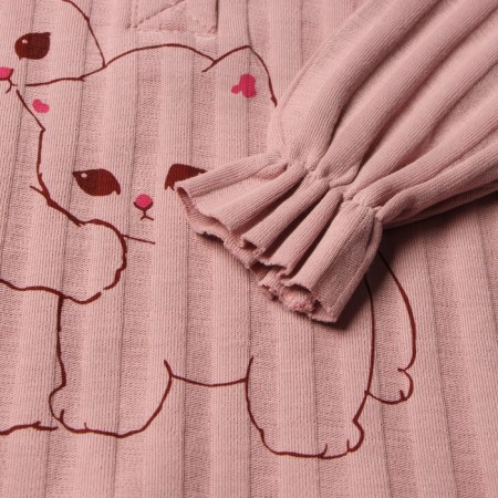 Longsliv children, dirty pink, height 62 cm-2