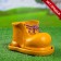 Figure Kashpo "Bashmak" yellow 10*19cm 204