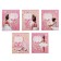Notebook of 18 sheets in the Erichkrause "Pointes" cage, covered cardboard, 100%offset unit, mix