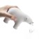 Cleader Clotch Qualy Teddy Bear, white color