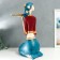 Souvenir Polystone stand "Girl in African outfit" d = 23 cm 68x40.5x26 cm