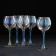 A set of glasses for the wine "Rainbow", 280 ml, 6 pcs, pearly color