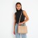 Bag Female Tout with zipper, beige color