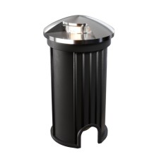 Building lamp Outdoor O044DL-L1S3K, 1W, 4,2x4.2x7.8 cm, LED, 13LM, 3000K, Silver Color