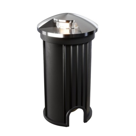 Building lamp Outdoor O044DL-L1S3K, 1W, 4,2x4.2x7.8 cm, LED, 13LM, 3000K, Silver Color