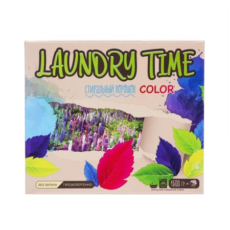 Washing powder "Laundry Time Color", 1.5 kg-1