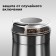 Redmond RCG-M1608 coffee grinder, electric, knife, 160 watts, 60 g, silver