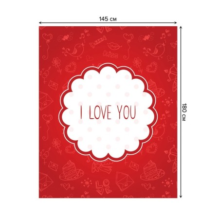Tables on the table “Feast of the holiday”, rectangular, Saten, size 145x180 cm-1