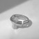 The ring "minimal" the cross, the color is silver, dimensionless