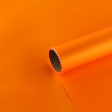 Flower Flower Flower Packing matte "Orange", 0.5 x 8 m-2