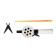 Winter fishing rod, handle foam 70 mm long, HFB-8B