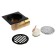Gag Aflorn AF20510F-10, 100x100 mm, horizontal, brass, black