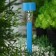 Garden lamp on the sunny battery "Blue Trapezius", 4.5 × 30 × 4.5 cm, 1 LED, glow white