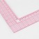 Line for cutting and sewing, premium, 21.5 × 21.5 cm, thickness 1.5 mm, color transparent