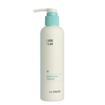 Derma Plan Gel to Foam Cleanser, 180 ml gel gel