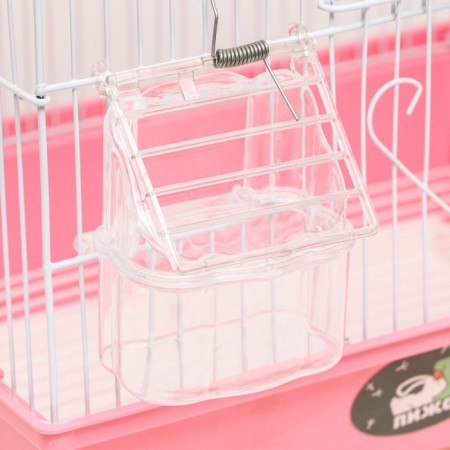 Poultry cell is equipped BD-1/4F, 30 x 23 x 39 cm, pink-3
