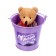 Soft toy "The smallest", Bear, Mix color