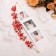 Hair accessory "Fire flowers" 25 cm