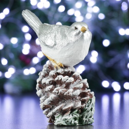 New Year's figure "Bird on the bump" 6x11x13cm