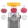 KitFort KT-2115, 500 watts, 1.5 kg/min, 5 nozzles, yellow-gray