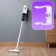 Vacuum cleaner KitFort KT-5202, vertical, 600 watts, 0.4 l, white
