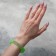 Silicone bracelet "Flexer", green color with purple