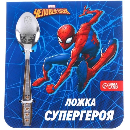 Baby spoon, 2.3 x 11 cm "superhero", Spider-Man-2