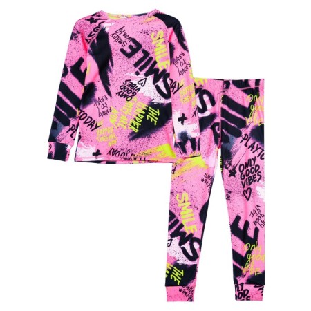 Thermal complex for girls: trousers, sweatshirt, height 134 cm-4