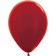 Latex ball 12 "Metallic metallic red, set 50 pcs.