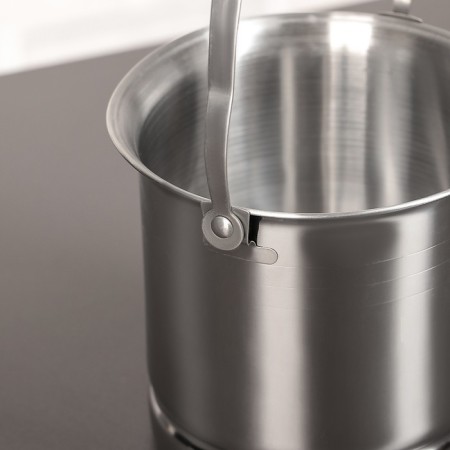 A stainless steel ice bucket, 1.3 l, 14.5 × 12.5 cm-1