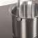 A stainless steel ice bucket, 1.3 l, 14.5 × 12.5 cm