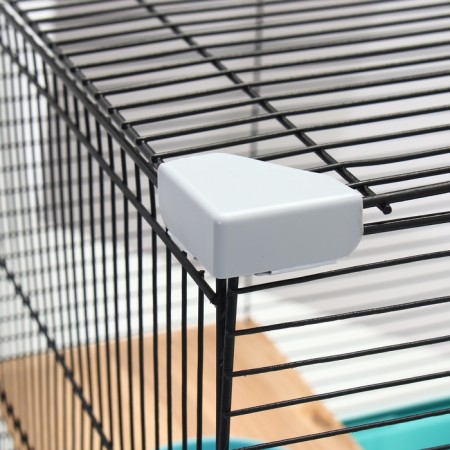 Cage for chinchilla "Pijon" No. 19, collapsible, 58 x 40 x 49, turquoise-11
