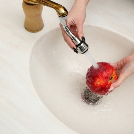 Zein aerator, stream adjustment, on a flexible hose, 140 mm, universal, plastic-11