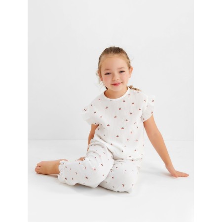 Pajama nursery (T-shirt and trousers) KAFTAN "Cherry" R.30 (98-104 cm)-6