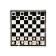 Chess 40 x 40 cm, King H-5.6 cm, d-2.3 cm, plastic figures
