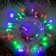 Garland "thread" 5 m, IP20, transparent thread, 50 LED, glow of multi, 8 modes, 220 V